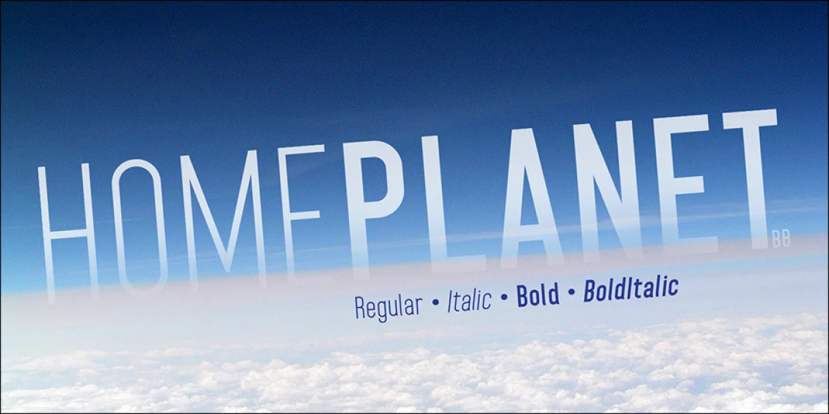 Home Planet BB Font Family