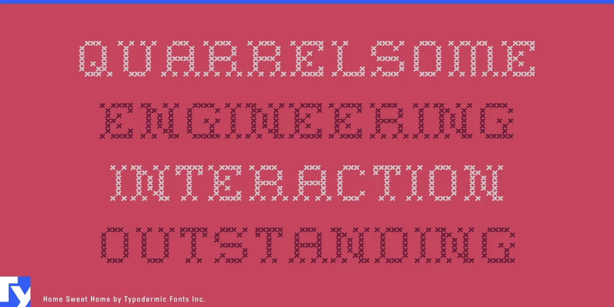Home Sweet Home Font Family preview 2