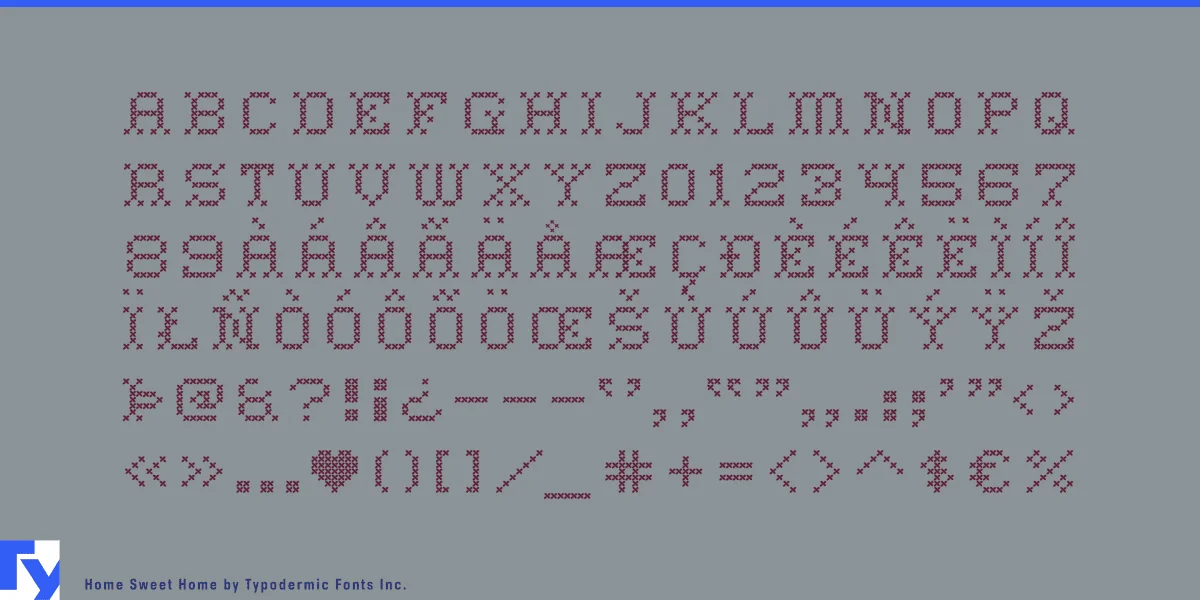 Home Sweet Home Font Family preview 5