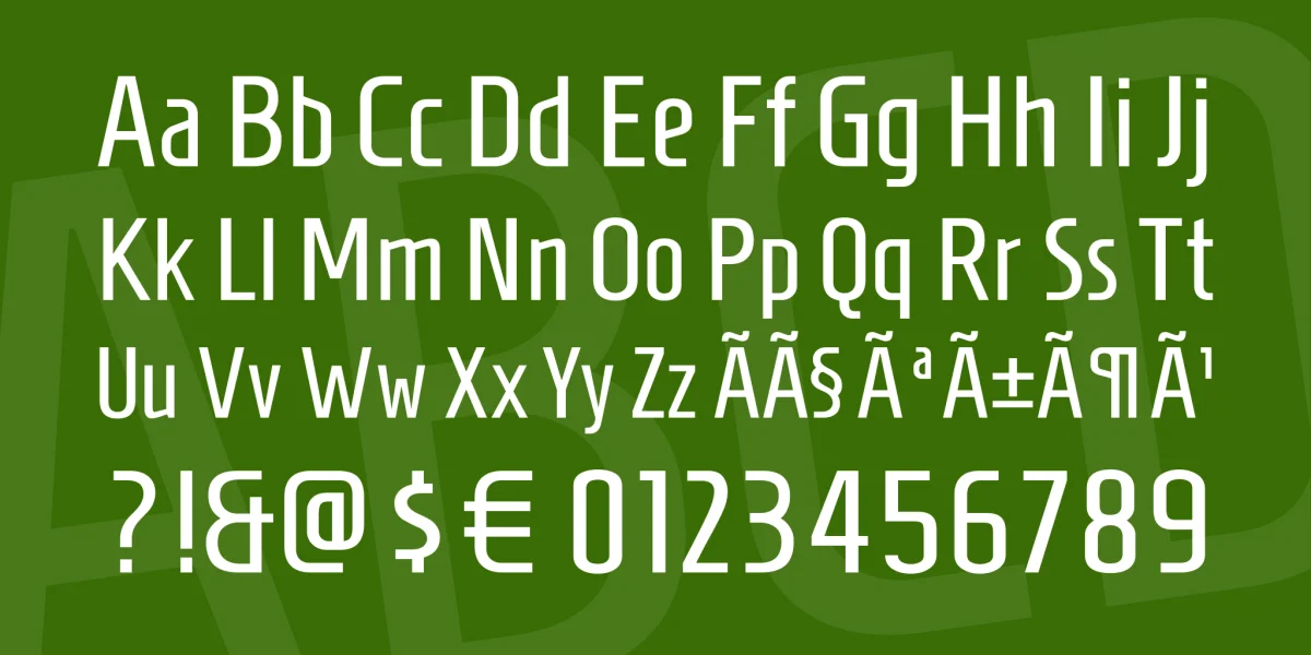 Homenaje Font preview 4