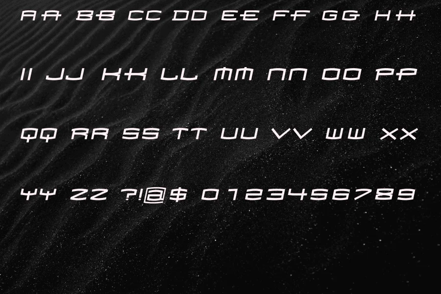Homoarakhn Font preview 3