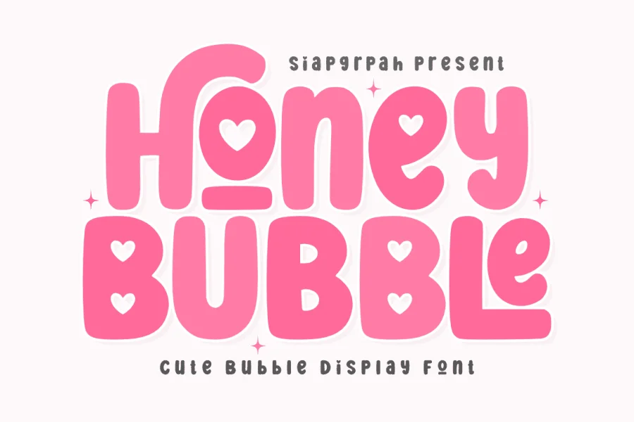 Honey Bubble Font