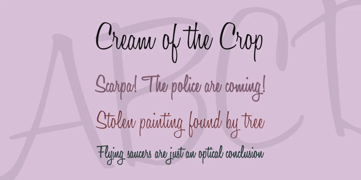 Honey Script Font Family preview 2