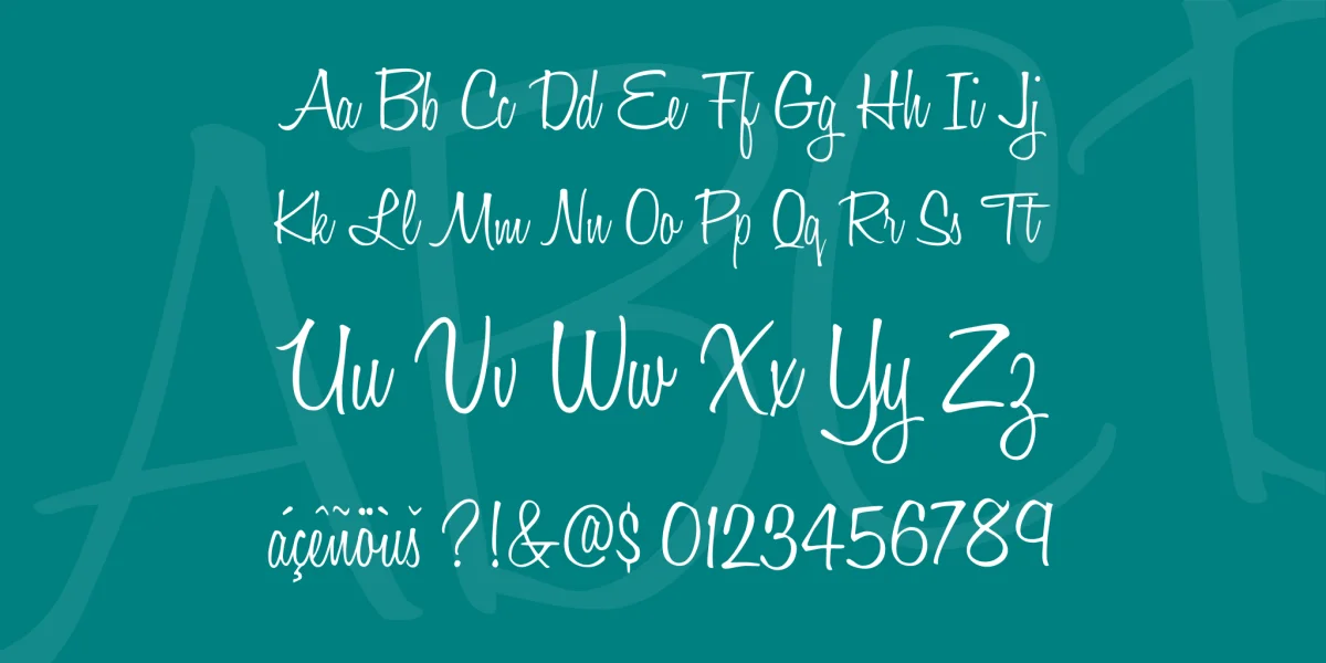 Honey Script Font Family preview 4