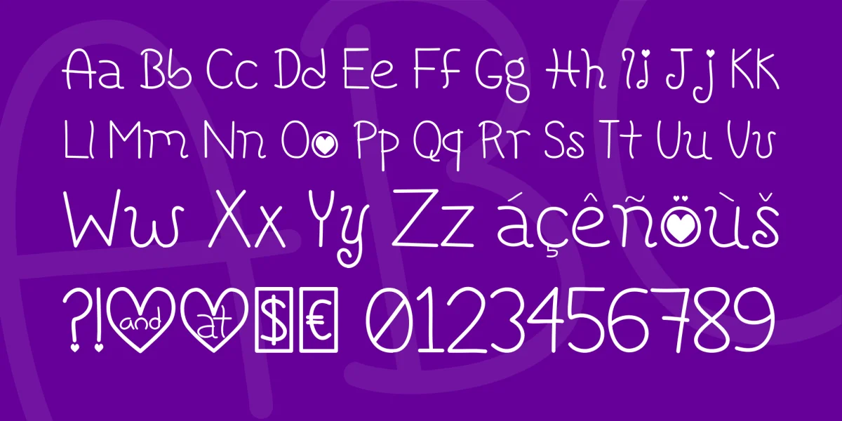 Honeybee Font preview 3