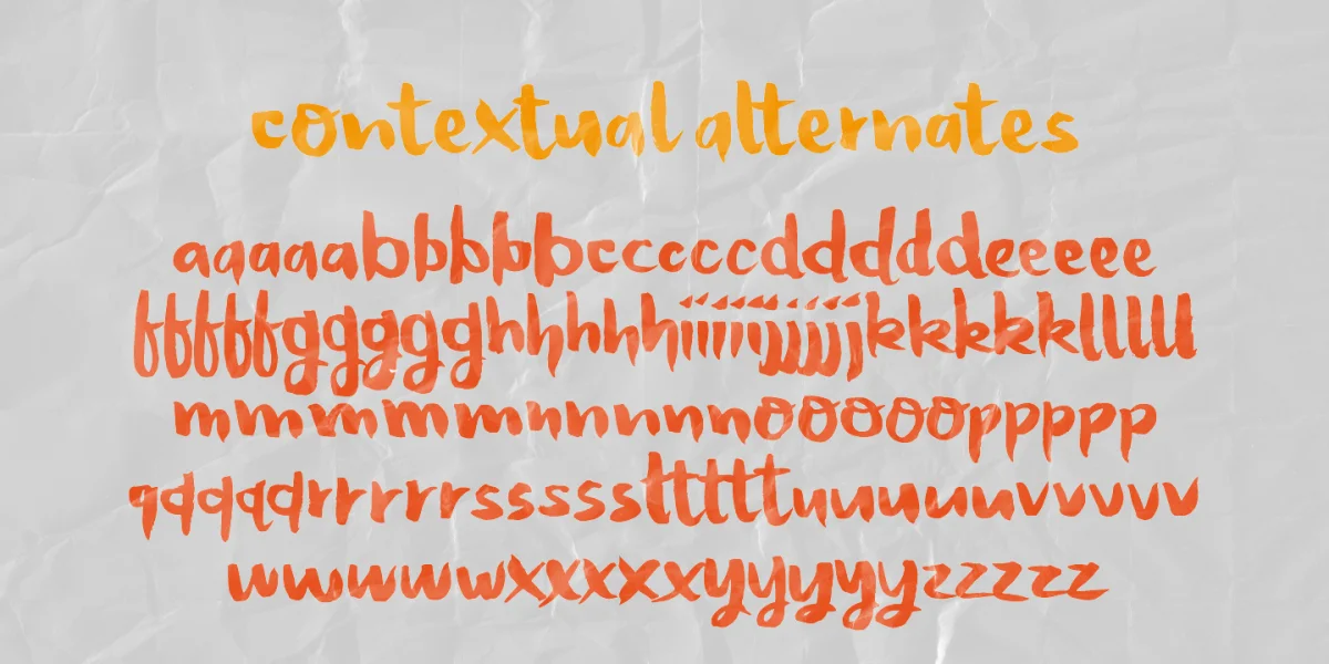 Honeyvoid DEMO Font preview 2