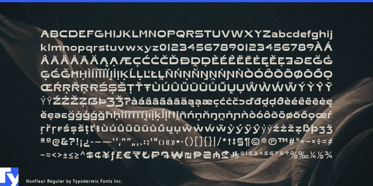 Honfleur Font Family preview 6