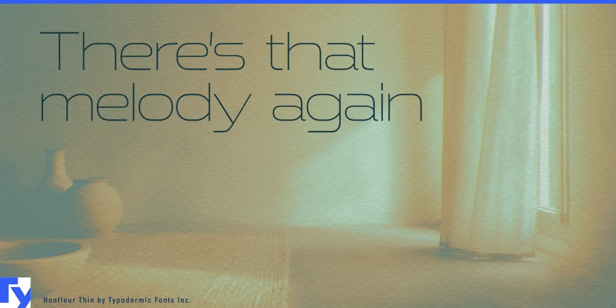 Honfleur Font Family preview 7