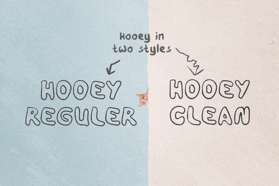 Hooey DEMO Font preview 3