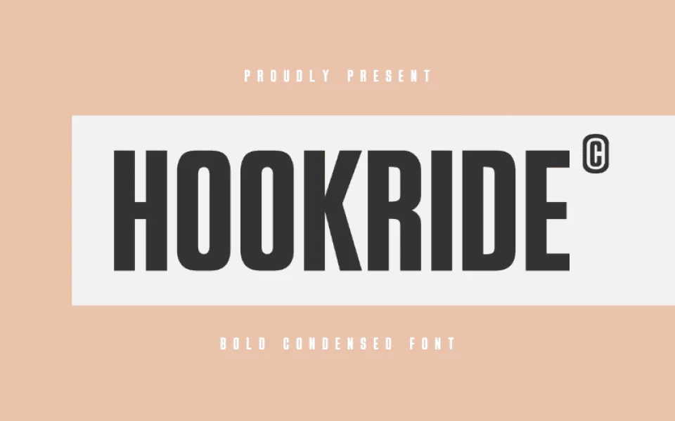HOOKRIDE Font