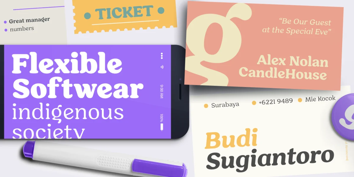 Hornbill Personal Use Font Family preview 4