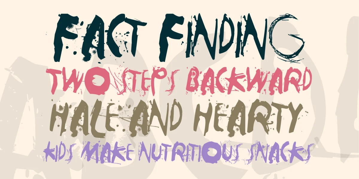 Horros Font preview 2