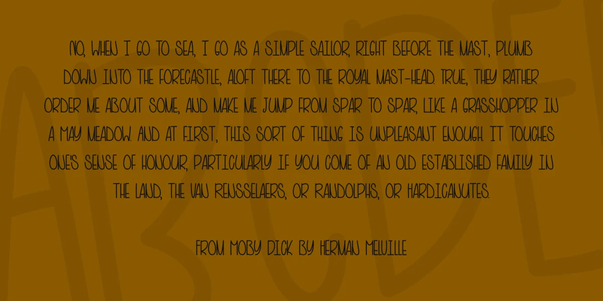 Hot and Black Tea Font preview 4