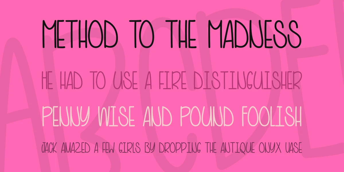 Hot and Black Tea Font preview 5
