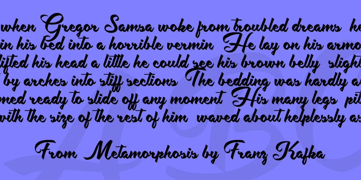Hot Jacket Perrsonal Use Font preview 3