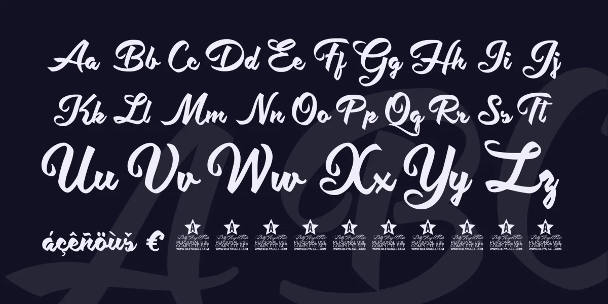 Hot Jacket Perrsonal Use Font preview 4