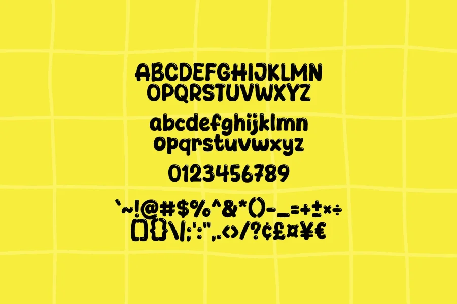 Howdybun Font preview 4