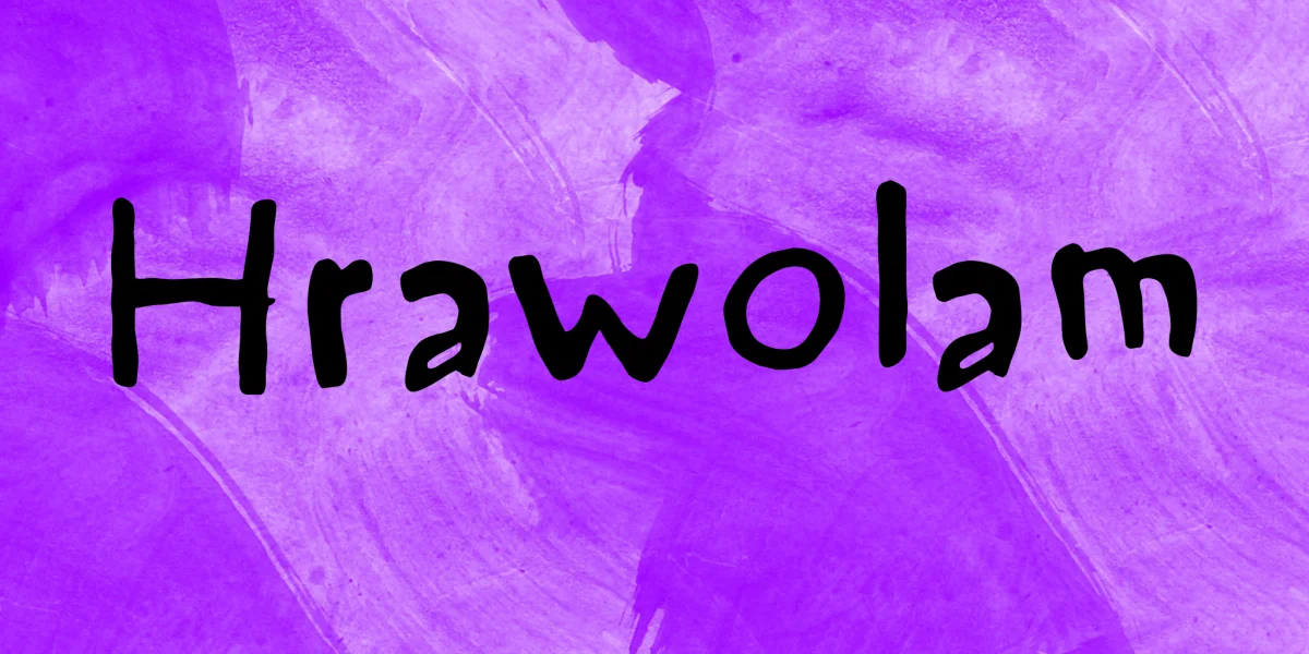 Hrawolam Font preview 2