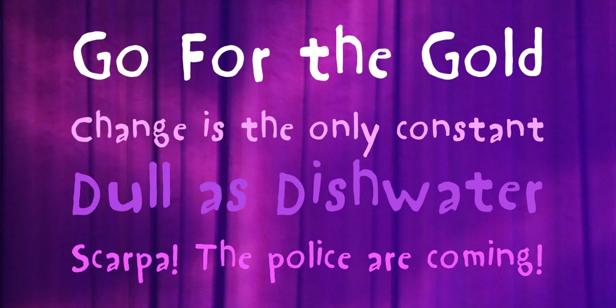 Hrawolam Font preview 3