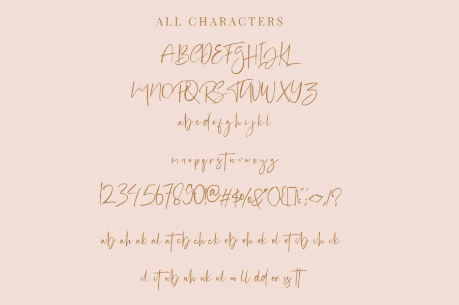 Hublland Font preview 14