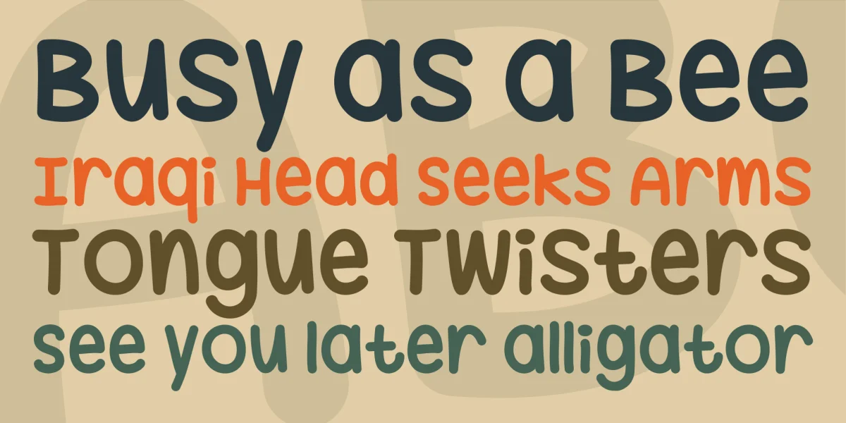 Hug Me Tight Font preview 2