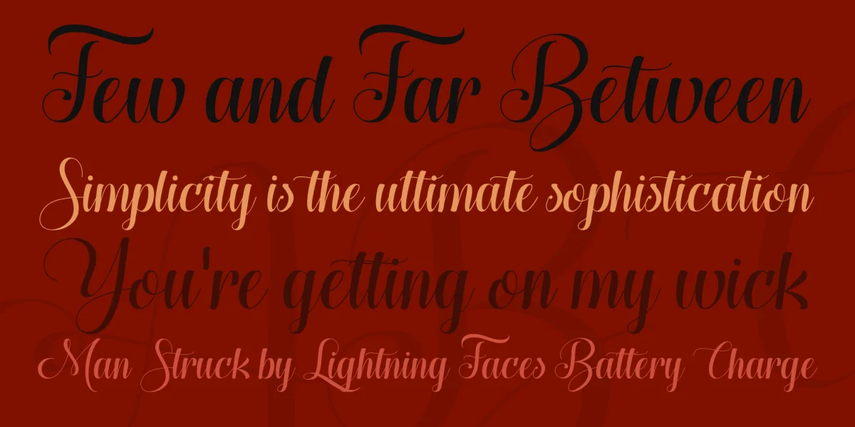 Hugs and Kisses xoxo Demo Font preview 3