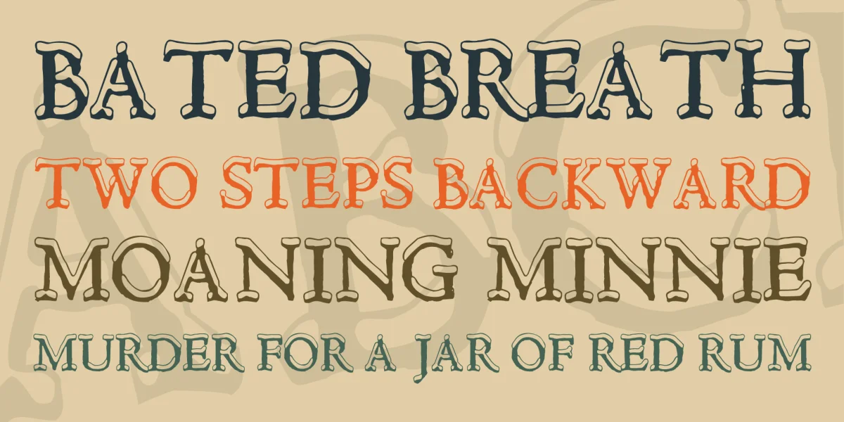 Hultog Snowdrift Font preview 2