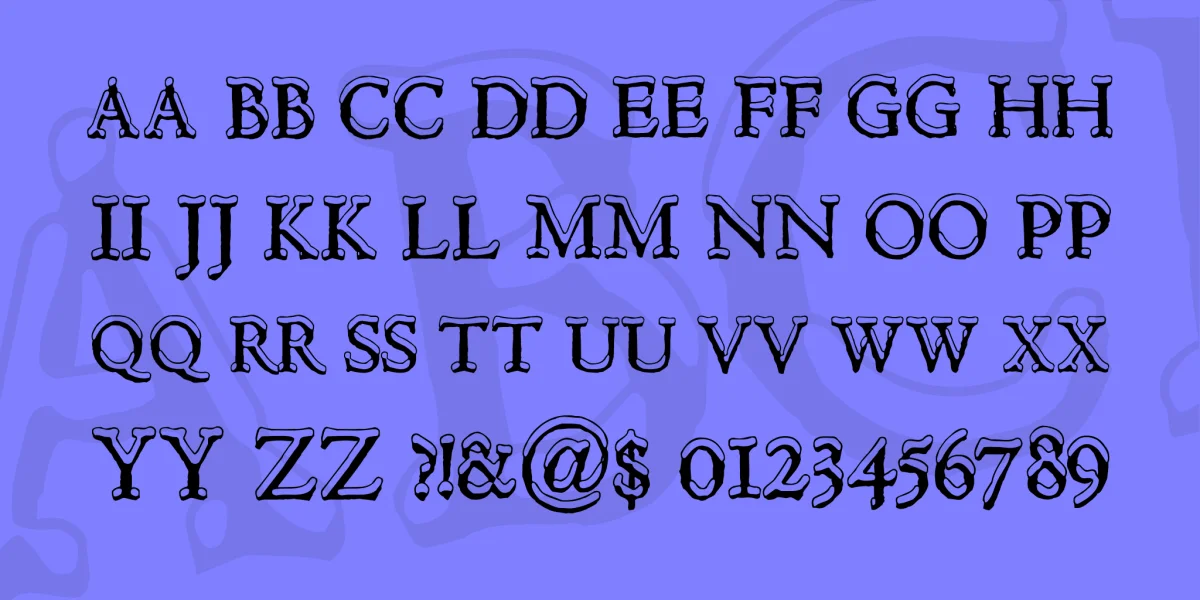 Hultog Snowdrift Font preview 3