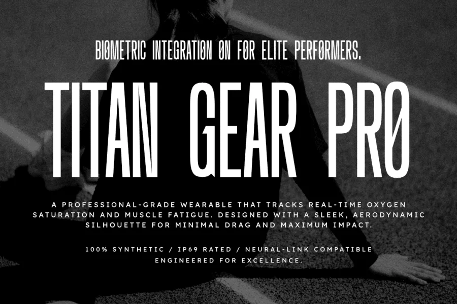 Hunders Font preview 7