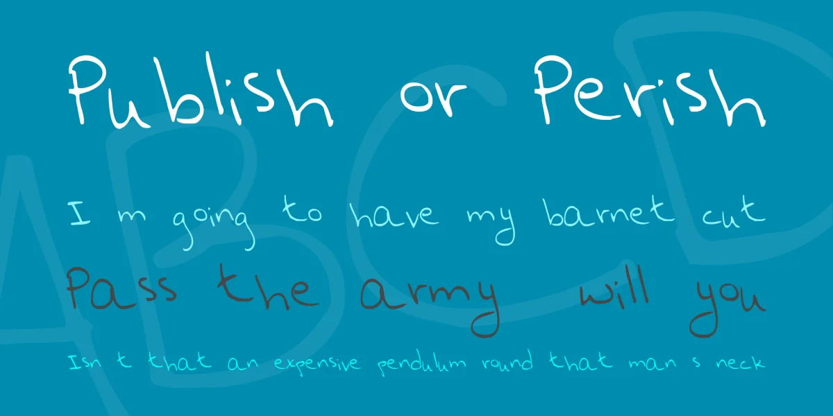 Hurryup Font preview 2