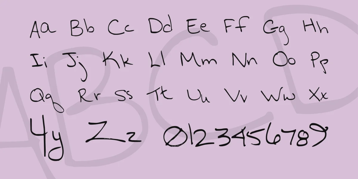 Hurryup Font preview 4