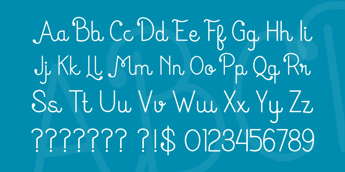 Huruf Miranti Font preview 4