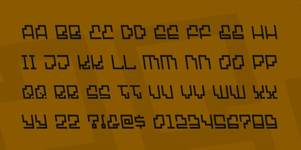 Hypersonic Font preview 2