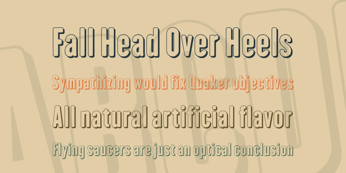 I am Hueca Font preview 3