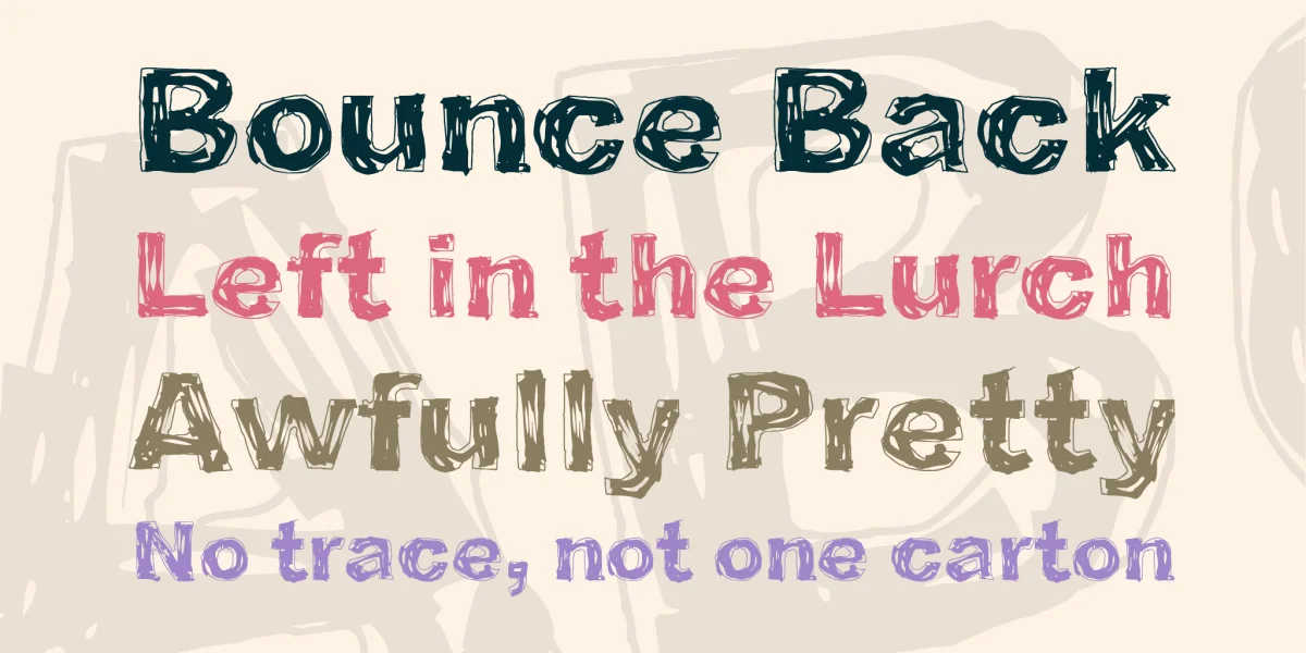 I believe in life before death Font preview 2