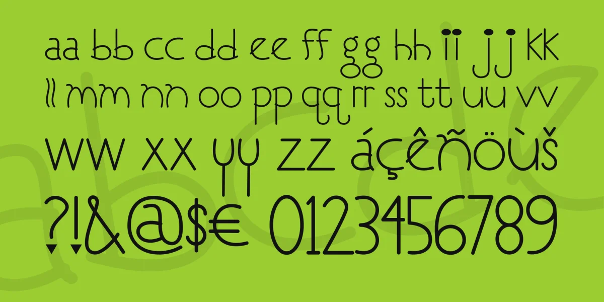 I Love You Monkey Font Family preview 4