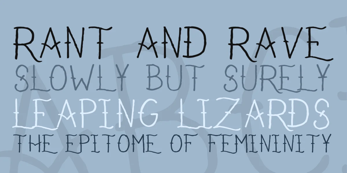 I Refuse To Sink Font preview 2
