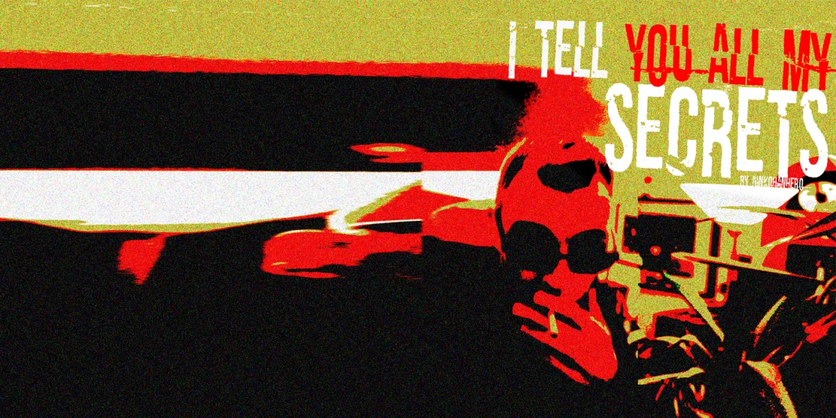 I tell you all my secrets Font