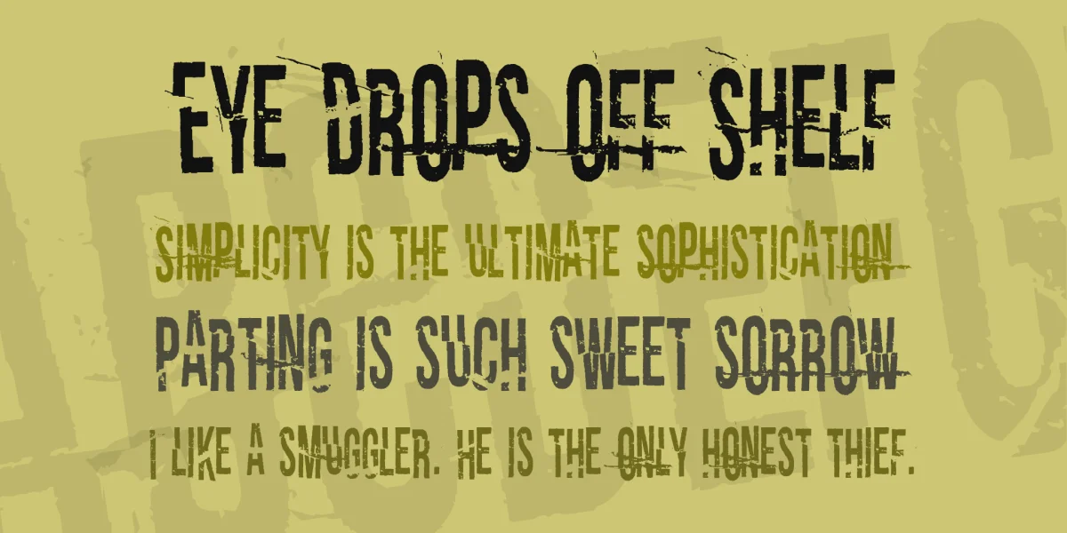 I tell you all my secrets Font preview 4