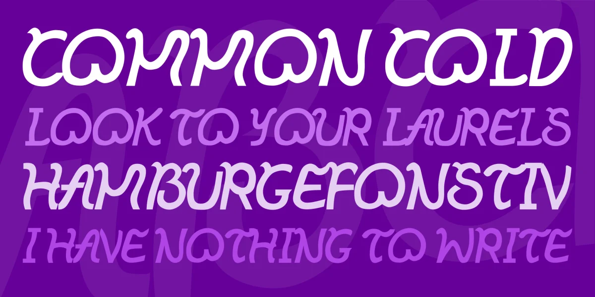IBAYO Font preview 2