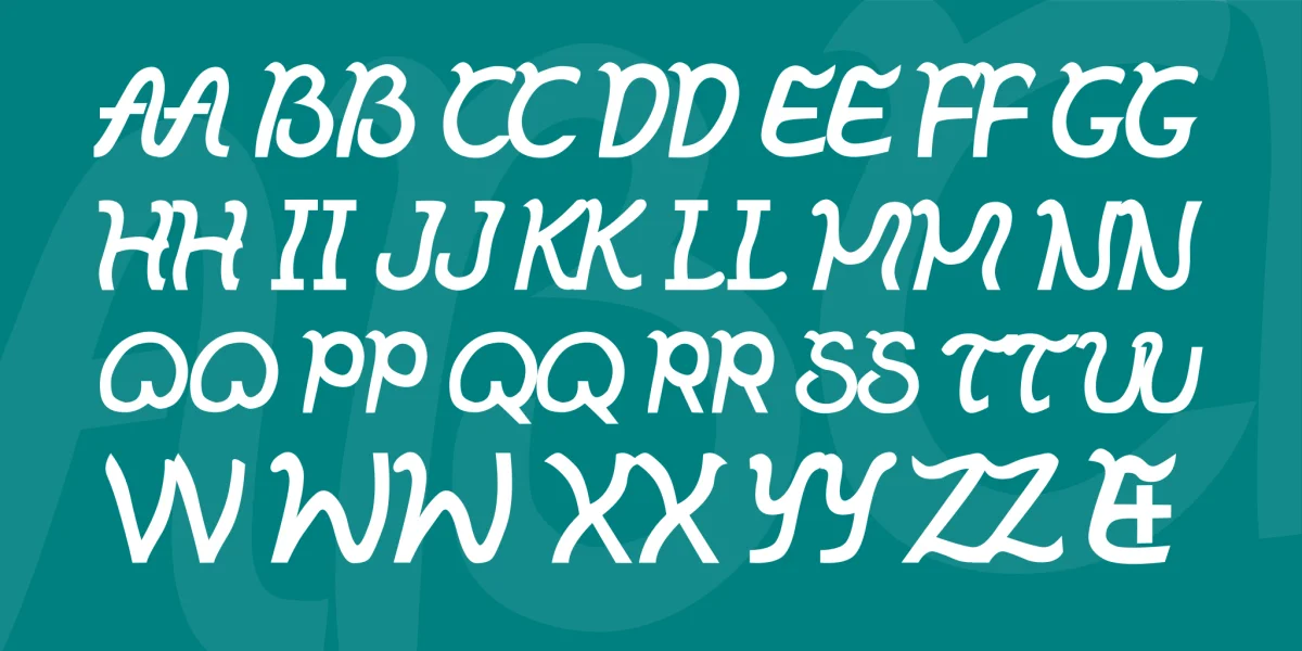 IBAYO Font preview 3