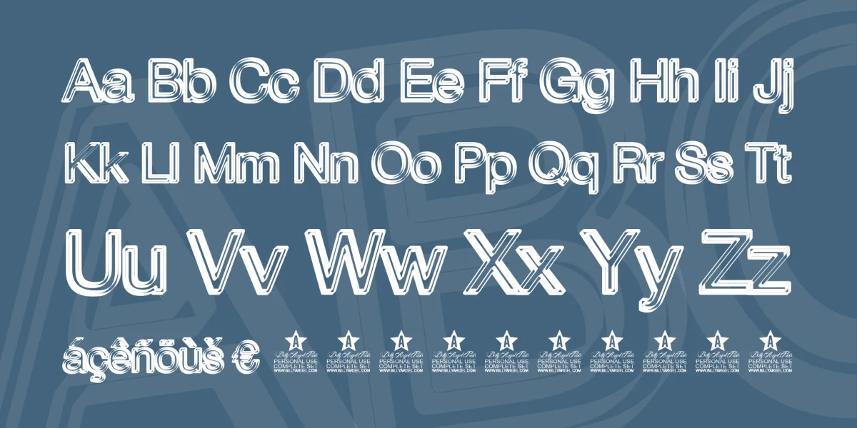 Ibiza Crystal Personal Use Font preview 3