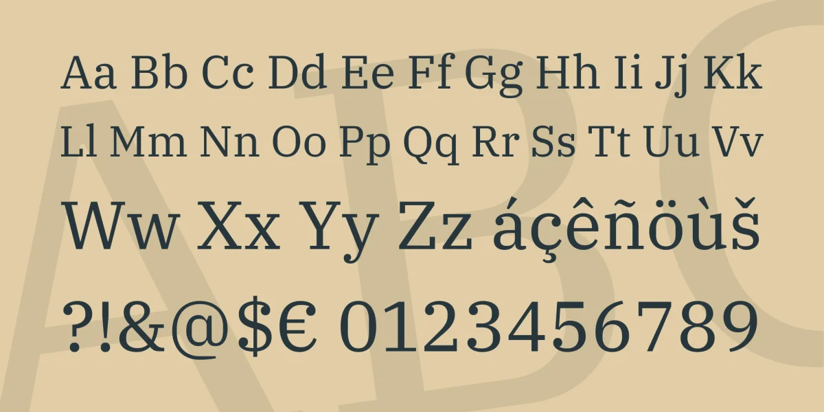 IBM Plex Serif Font Family preview 4