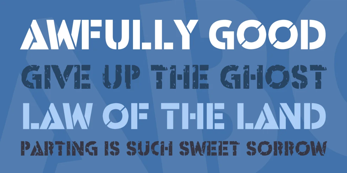 ICBM Font Family preview 3