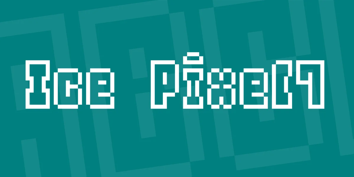 Ice Pixel7 Font