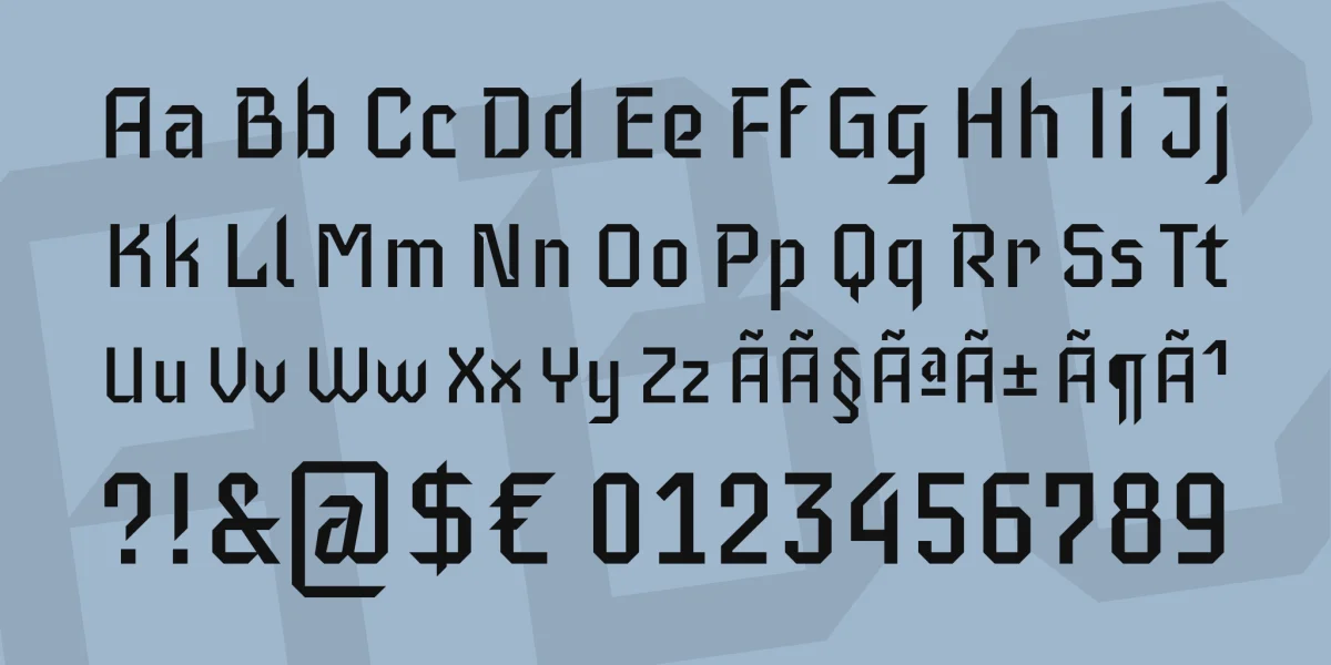 Iceberg Font preview 4