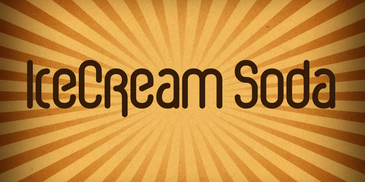 IceCream Soda Font