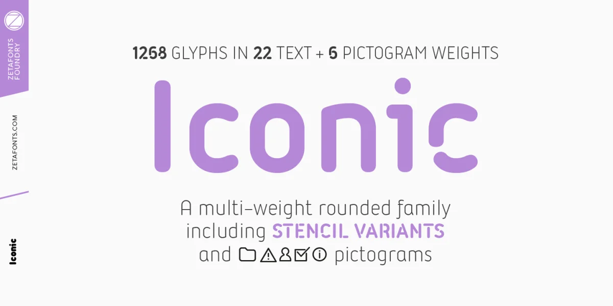 Iconic Font Family