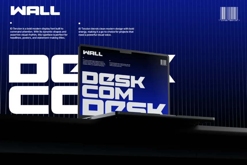 ID Tenzion Font preview 5