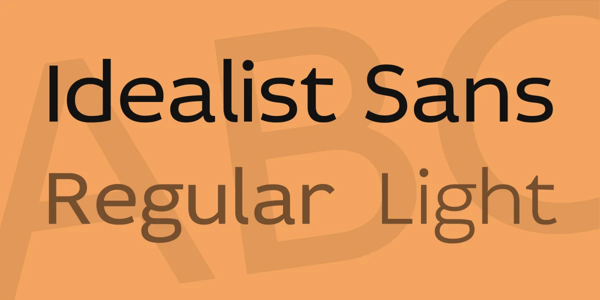 Idealist Sans Font Family